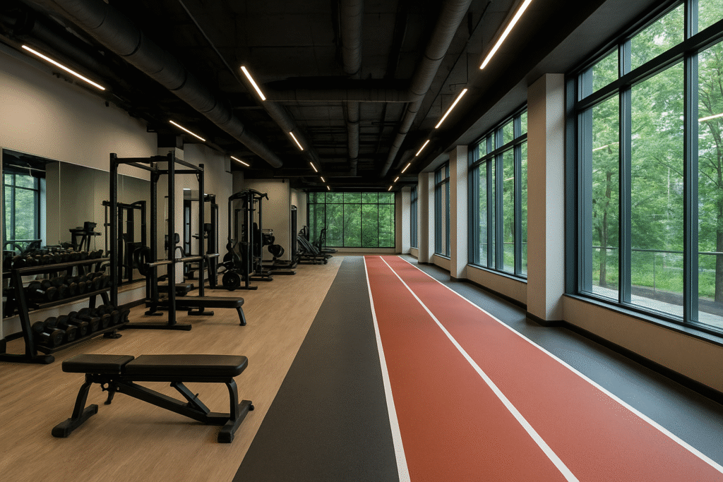 Fitness Studio & Jogging Track Fitness Studio & Jogging Track