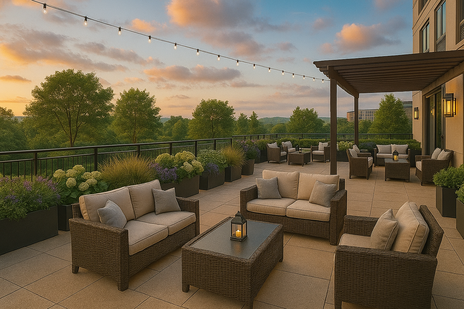 Landscaped Gardens & Green Open Spaces Landscaped Gardens & Green Open Spaces